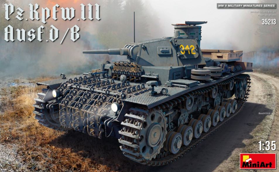 MINIART (1/35) pcs. Kpfw. III Ausf. D/B