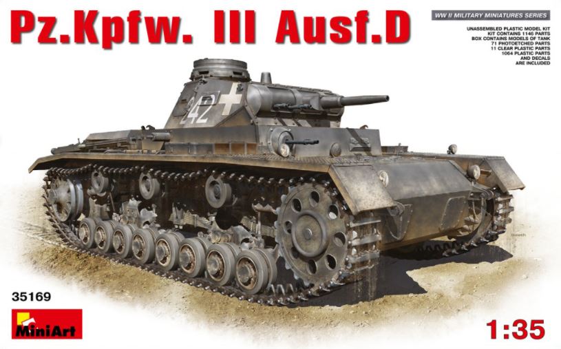 MINIART (1/35) Pz.Kpfw. III Ausf.D