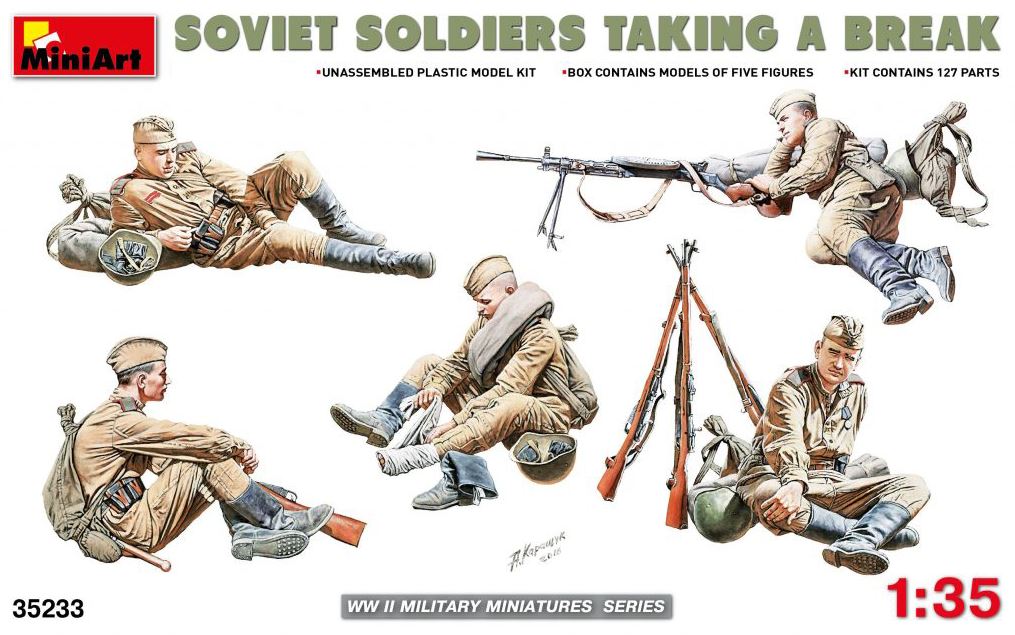 MINIART (1/35) Soviet Soldiers Taking a Break