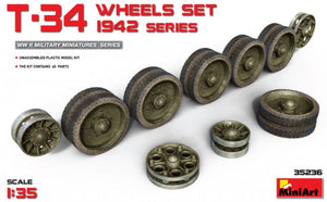 MINIART (1/35) T-34 Wheels Set 1942 Series