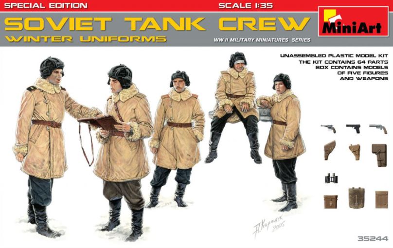 MINIART (1/35) Soviet Tank Crew Winter Uniforms