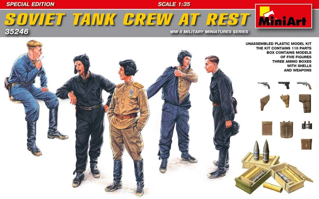 MINIART (1/35) Soviet tank crew at rest (Special Edition)