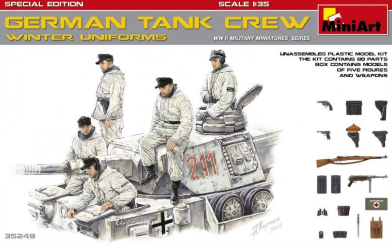 MINIART (1/35) German tank crew winter uniforms