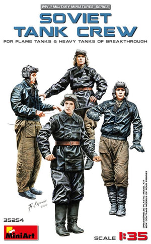 MINIART (1/35) Soviet Tank Crew for Flame Tanks & Heavy Tanks of Breakthrough