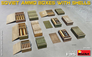 MINIART (1/35) Soviet Ammo Boxes with Shells