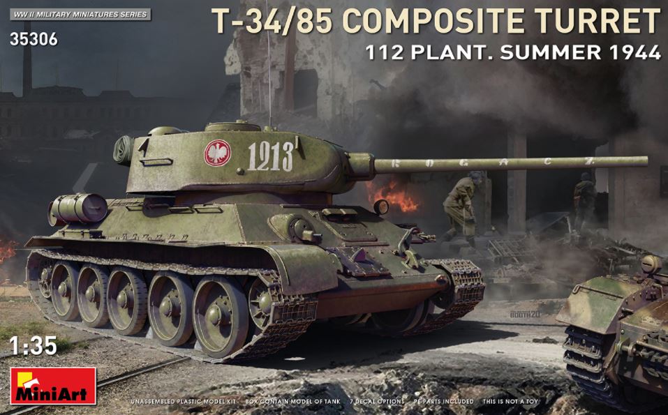 MINIART (1:35) T-34/85 Composite Turret. 112 Plant.Summer 1944