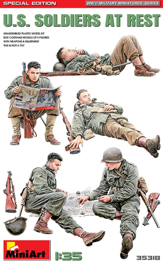 MINIART (1/35) US Soldiers at rest - Special Edition