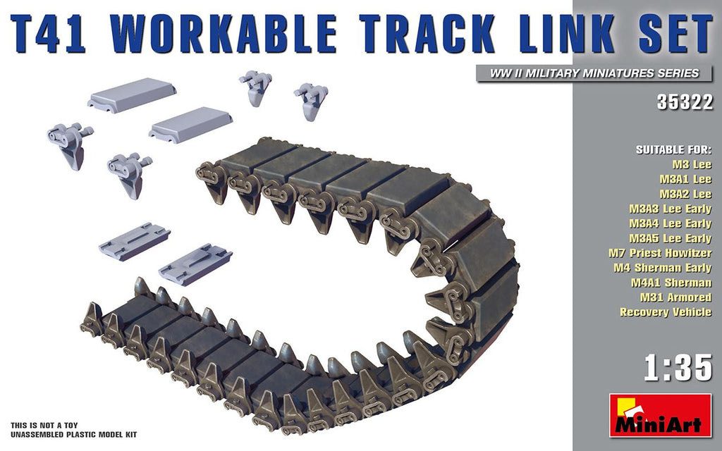 MINIART (1/35) T41 Workable Track Link Set
