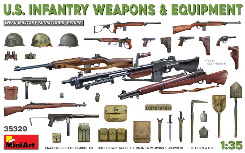 MINIART (1/35) US Infantry Weapons & Equipment