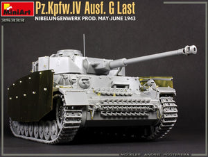 MINIART (1/35) Pz.Kpfw.IV  Ausf.G Ultimo/Ausf. H Early. NIBELINGENWERK Prod. Maggio-Giugno 1943. Kit interni 2 in 1