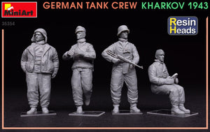 MINIART (1/35) Deutsche Panzerbesatzung. Charkow 1943 (Köpfe aus Kunstharz)