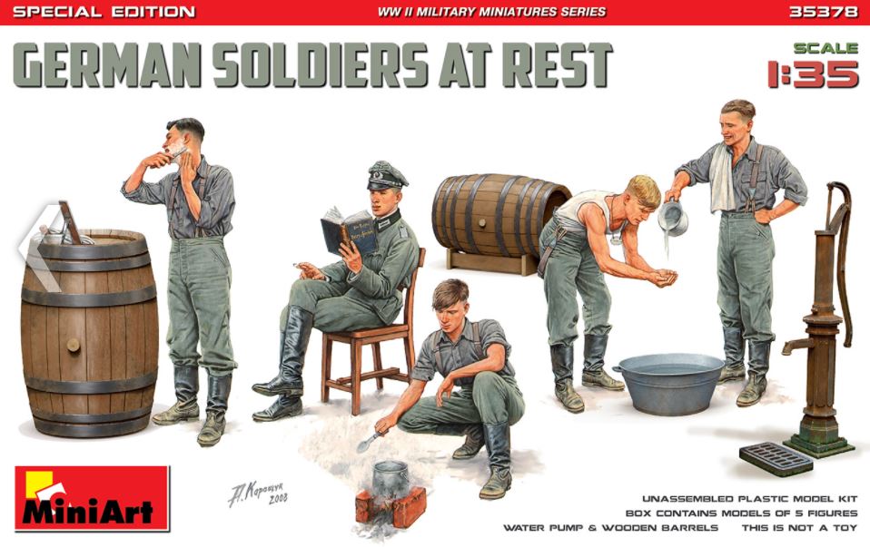MINIART (1/35) German Soldiers at Rest Special Edition