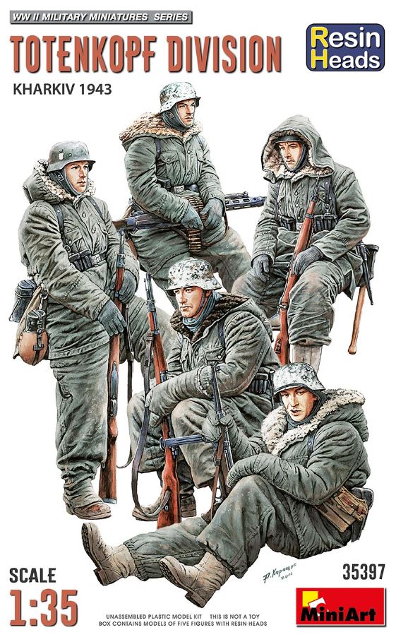 MINIART (1/35) Totenkopf Division Kharkov 1943 (Resin Heads)