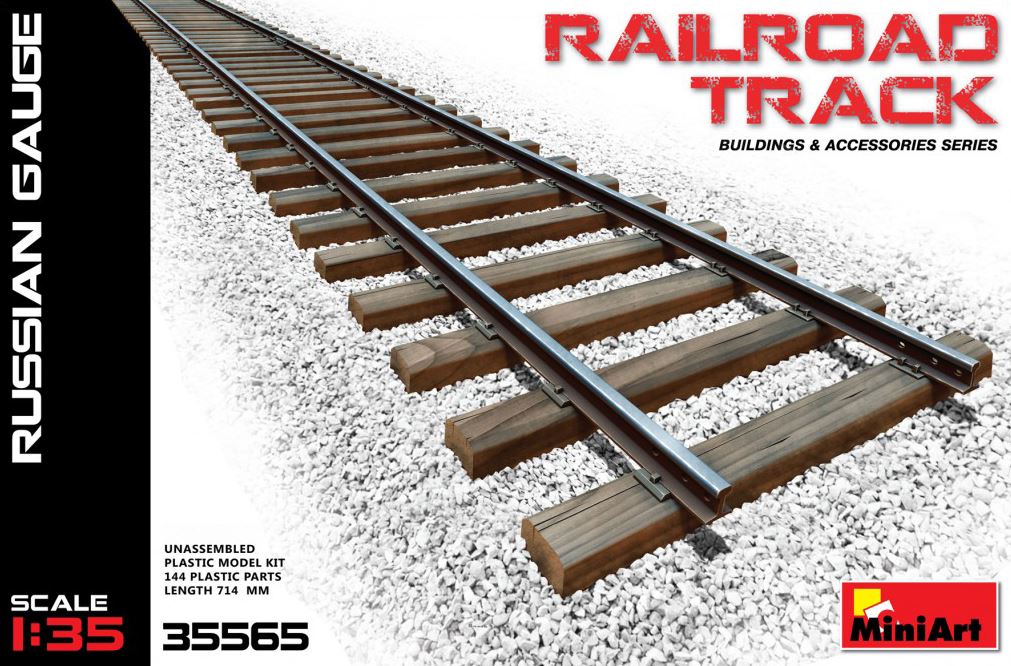 MINIART (1/35) Railway Track (Russian Size)