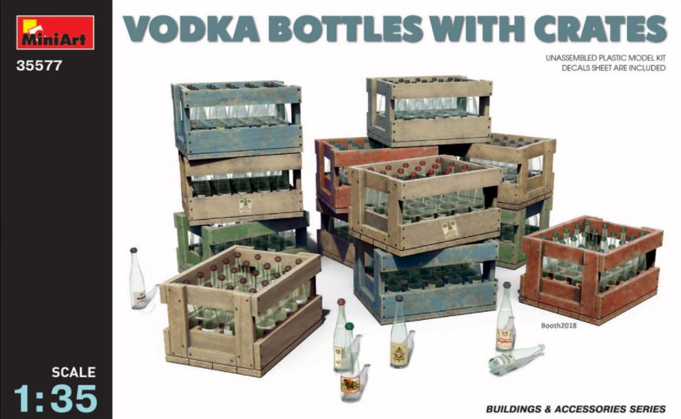 MINIART (1/35) Vodka Bottles with Crates