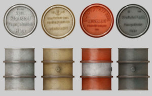 TAMIYA (1/35) German 200 Liter Fuel Drum Set