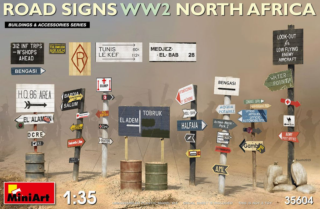 MINIART (1/35) Road Signs WW2 North Africa