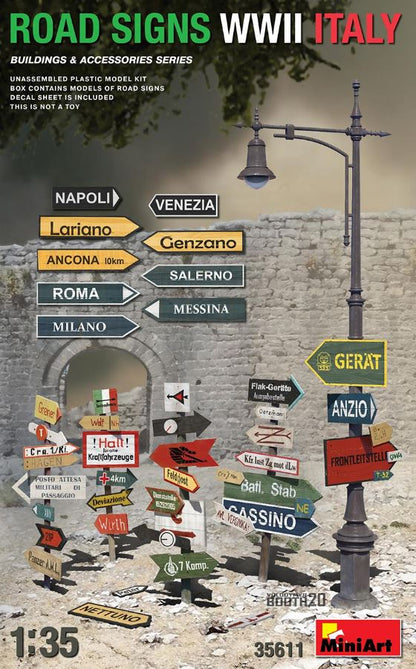 MINIART (1/35) Road Signs WWII Italy