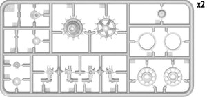 MINIART (1/35) T-34/85 Sea Star Wheels Set