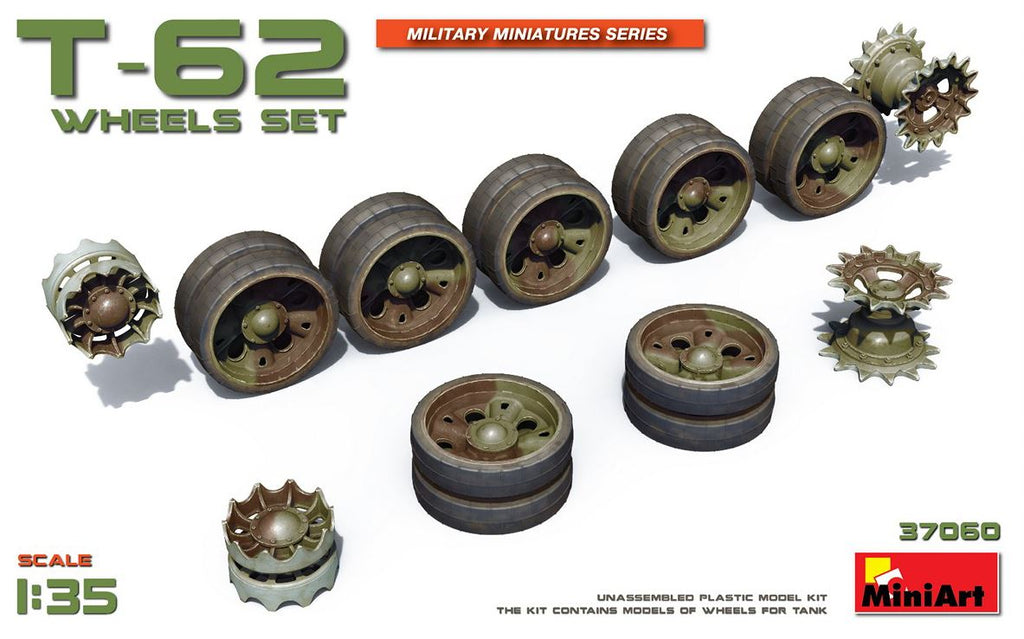 MINIART (1/35) T-62 Wheels Set