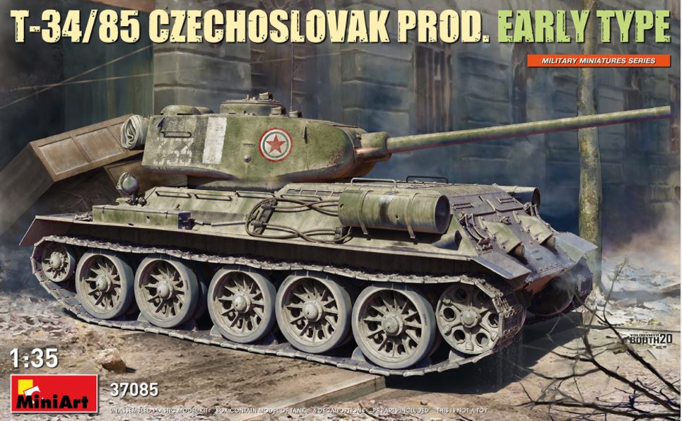 MINIART (1/35) T-34/85 Czechoslovak prod. Early Type