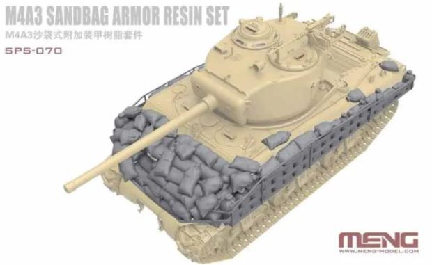 MENG (1/35) M4A3 Sandbag Armor Resin Set
