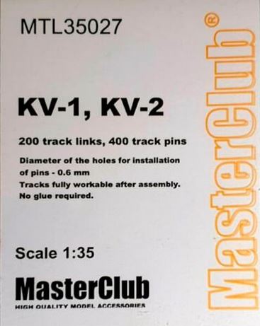 MASTERCLUB Cadenas Metálicas para KV-1 / KV-2