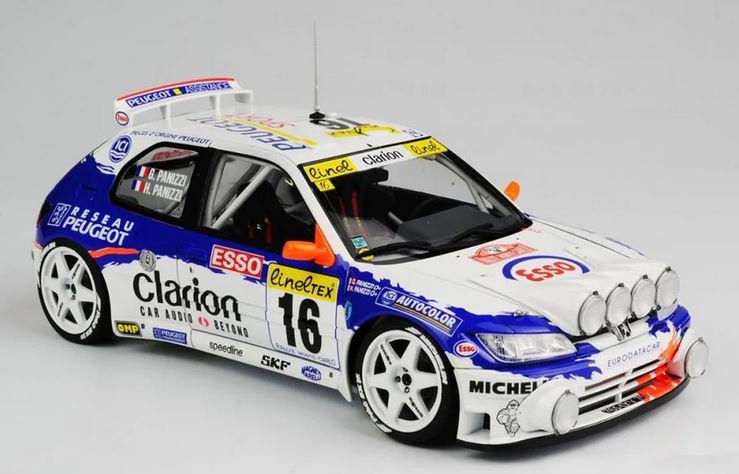 【新品】nunu Peugeot 306 Maxi EVO2 1/24 NUNU (1/24) Peugeot 306 Maxi EVO2 1998 Monte Carlo Rally
