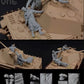 RYE FIELD MODEL "Fallen" (3 figures) for Rye Field Model SdKfz. 171 Panther G Tanks (Late Production)