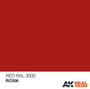 AK INTERACTIVE Real Color - Red (RAL 3000) 10ml