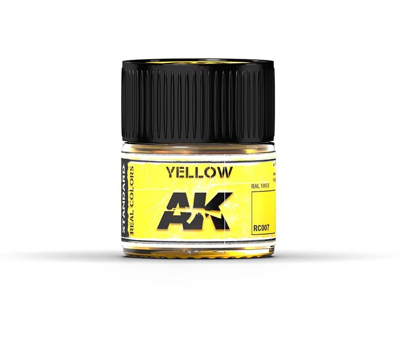 AK INTERACTIVE Real Color 007 - Yellow (RAL 1003) 10ml