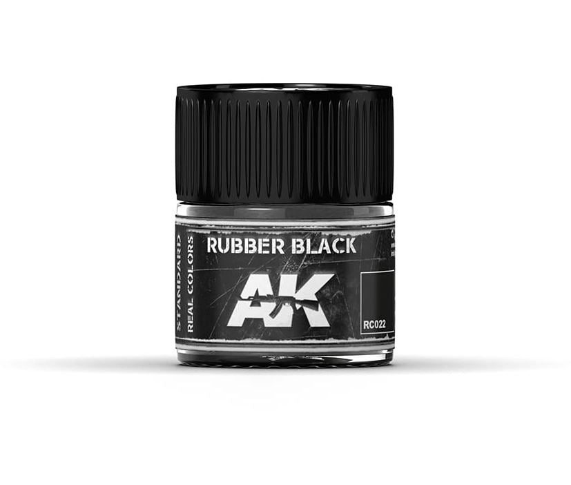 AK INTERACTIVE Real Color - Rubber Black 10ml