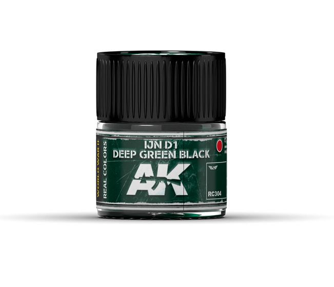 AK INTERACTIVE Real Color - IJN D1 Deep Green Black 10ml