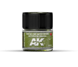 AK INTERACTIVE Real Color - IJN M3 (M) MITSUBISHI Interior Green 10ml