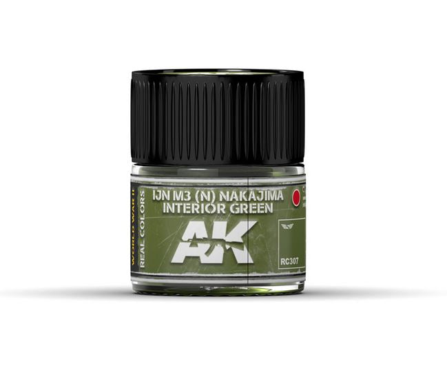 AK INTERACTIVE Real Color - IJN M3 (N) NAKAJIMA Interior Green 10ml