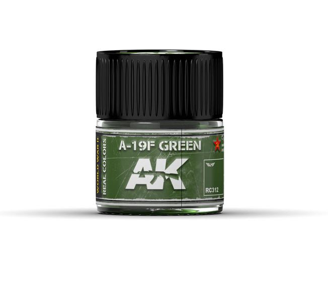 AK INTERACTIVE Real Color - A-19F Grass Green 10ml