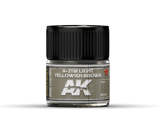 AK INTERACTIVE Real Color - A-21M Light Yellowish Brown 10ml
