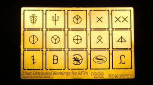 RADO MINIATURES (1/35) Heer Divisional Markings for AFVs
