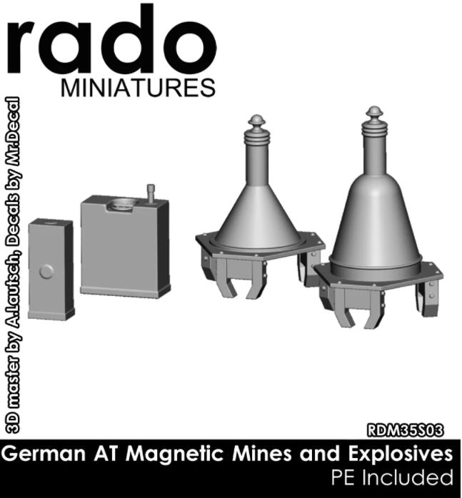 RADO MINIATURES German AT Magnetic Mines and Explosives