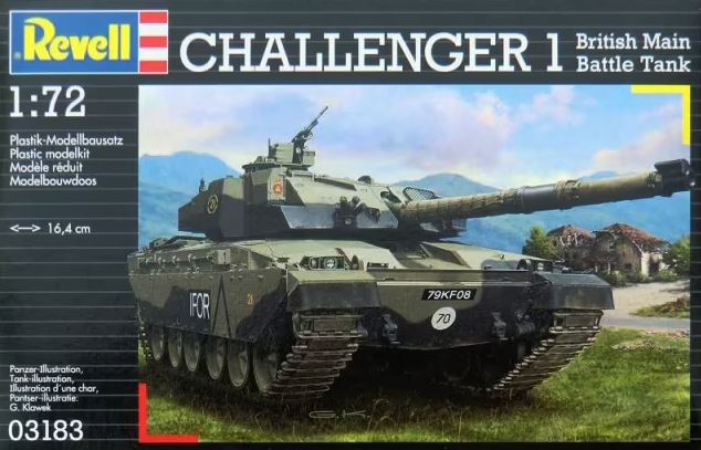 REVELL (1/72) Challenger I British Main Battle Tank
