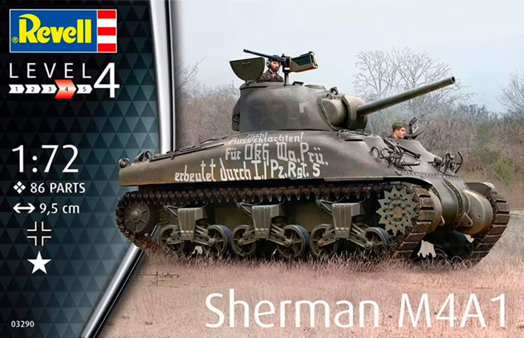 REVELL (1/72) Sherman M4A1