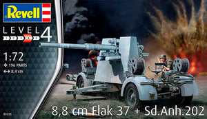 REVELL (1/72) 8,8cm FLAK & Sd.Anh. 202