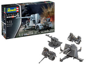 REVELL (1/72) 8,8cm FLAK & Sd.Anh. 202