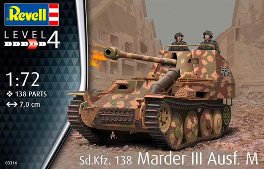 REVELL (1/72) Sd.Kfz.138 Marder III Ausf.M
