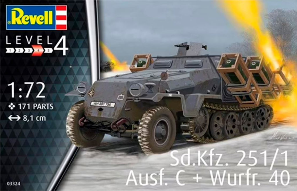REVELL (1/72) Sd.Kfz.251/1 Ausf.C with Wurfr 40