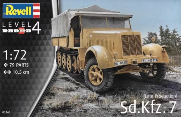 REVELL (1/72) Sd.Kfz.7 (Late Production)