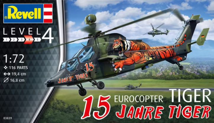 REVELL (1/72) Eurocopter Tiger 15 Jahre Tiger