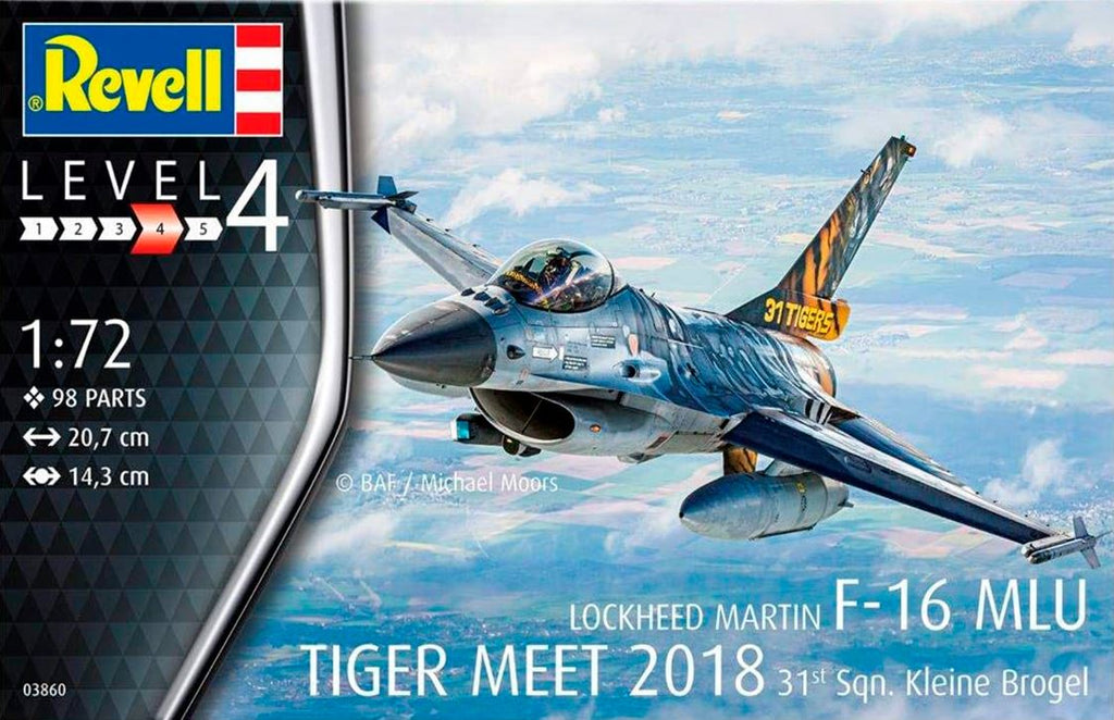 REVELL (1/72) Lockheed Martin F-16 MLU 31st Sqn. Kleine Brogel - Tiger Meet 2018