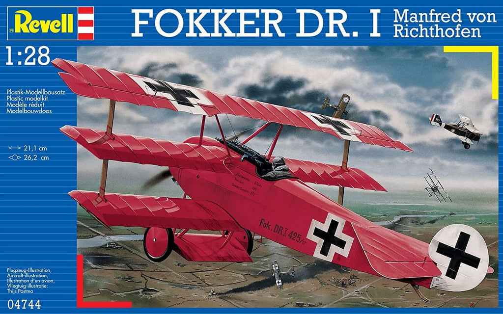 REVELL (1/28) Fokker Dr.I Manfred von Richthofen