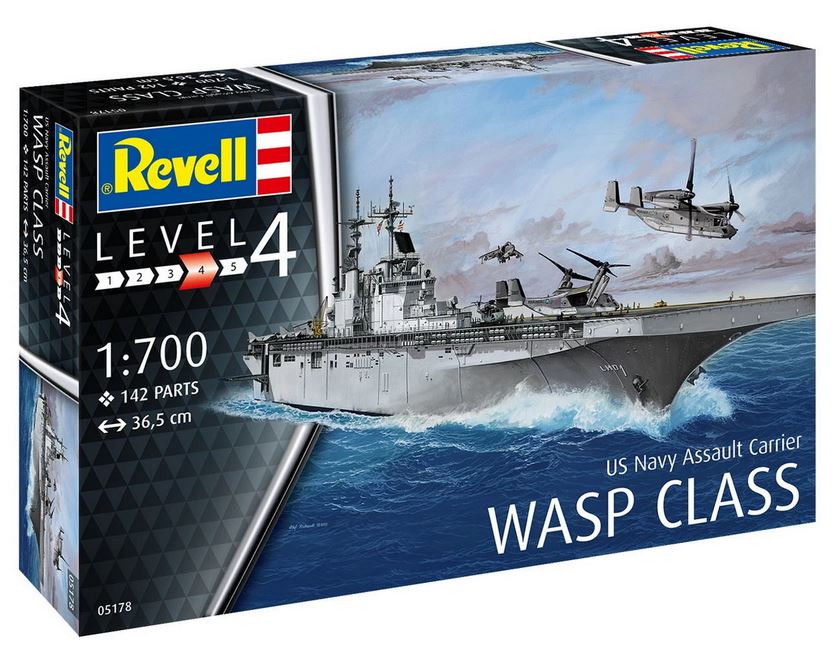 REVELL (1/700) Assault Carrier USS WASP Class